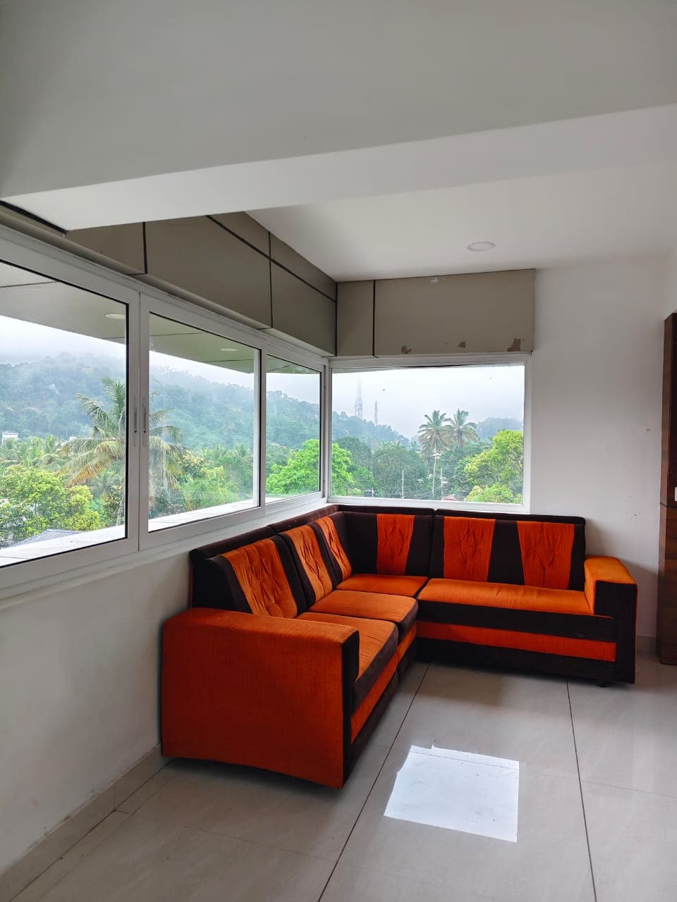 Landscaped gardens with tropical plants